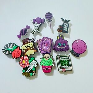 BOGO SALE NEW 12 Halloween Croc Charms Jibbit Shoe Charm Disney Croc Charms